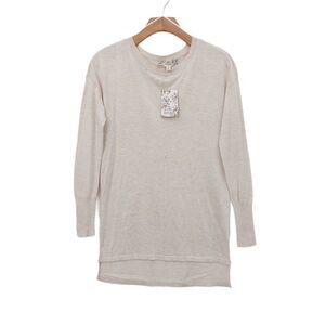 Pink Republic Sweater Womens Small  Beige Pullover Long Sleeve Crew Neck Knitted